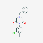 4-benzyl-1-(3-chloro-4-methylphenyl)piperazine-2,6-dione