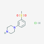 1-(3-(Methylsulfonyl)phenyl)piperazine hydrochloride