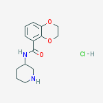 2,3-Dihydro-benzo[1,4]dioxine-5-carboxylic acid piperidin-3-ylaMide hydrochloride