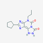 8-cyclopentyl-6-propyl-1,2-dihydro-[1,2,4]triazolo[3,4-f]purine-3,5-dione