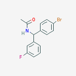 N-[(4-BROMOPHENYL)(3-FLUOROPHENYL)METHYL]ACETAMIDE