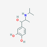 4-[1-hydroxy-2-(propan-2-ylamino)propyl]benzene-1,2-diol