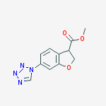 methyl 6-(1H-tetrazol-1-yl)-2,3-dihydrobenzofuran-3-carboxylate