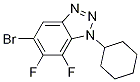 5-BroMo-1-cyclohexyl-6,7-difluoro-1,2,3-benzotriazole