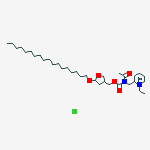 2-{[acetyl({[5-(octadecyloxy)tetrahydrofuran-3-yl]methoxy}carbonyl)amino]methyl}-1-ethylpyridinium chloride