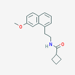 N-[2-(7-methoxynaphthalen-1-yl)ethyl]cyclobutanecarboxamide
