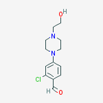 2-Chloro-4-[4-(2-hydroxyethyl)piperazino]benzaldehyde