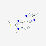 3,7-dimethyl-2-(methylsulfanyl)-3H-imidazo[4,5-f]quinoxaline