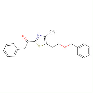 Ethanone, 1-[4-methyl-5-[2-(phenylmethoxy)ethyl]-2-thiazolyl]-2-phenyl-