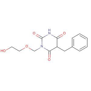 2,4,6(1H,3H,5H)-Pyrimidinetrione,1-[(2-hydroxyethoxy)methyl]-5-(phenylmethyl)-