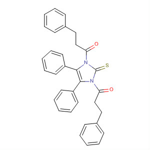 2H-Imidazole-2-thione,1,3-dihydro-1,3-bis(1-oxo-3-phenylpropyl)-4,5-diphenyl-