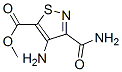 5-ISOTHIAZOLECARBOXYLIC ACID 4-AMINO-3-(AMINOCARBONYL)-,METHYL ESTER