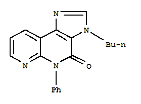 4H-imidazo[4,5-c][1,8]naphthyridin-4-one, 3-butyl-3,5-dihydro-5-phenyl-