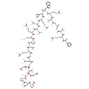 L-Proline,L-phenylalanyl-L-arginyl-L-valylglycylglycyl-L-threonyl-L-arginyl-L-tryptophyl-L-histidyl-L-arginyl-L-leucyl-L-leucyl-L-arginyl-L-methionyl-L-prolyl-L-valyl-L-arginylglycyl-L-leucyl-L-a-aspartylglycyl-L-a-aspartyl-L-threonyl-L-alanyl-L-prolyl-L-