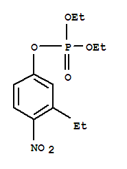 diethyl 3-ethyl-4-nitrophenyl phosphate