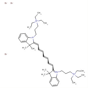 3H-Indolium,2-[7-[1,3-dihydro-3,3-dimethyl-1-[3-(triethylammonio)propyl]-2H-indol-2-ylidene]-1,3,5-heptatrienyl]-3,3-dimethyl-1-[3-(triethylammonio)propyl]-,tribromide