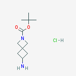 Tert-butyl 6-amino-2-azaspiro[3.3]heptane-2-carboxylate;hydrochloride