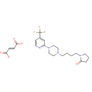 2-Pyrrolidinone,1-[4-[4-[4-(trifluoromethyl)-2-pyridinyl]-1-piperazinyl]butyl]-,(2E)-2-butenedioate (1:1)