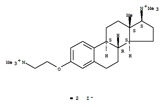 (17beta)-N,N,N-trimethyl-3-[2-(trimethylammonio)ethoxy]estra-1,3,5(10)-trien-17-aminium diiodide