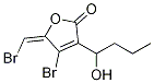 2(5H)-Furanone, 4-bromo-5-(bromomethylene)-3-(1-hydroxybutyl)-