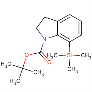 1H-Indole-1-carboxylic acid, 2,3-dihydro-7-(trimethylsilyl)-,1,1-dimethylethyl ester