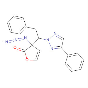 2(3H)-Furanone,3-azidodihydro-3-[2-phenyl-1-(4-phenyl-2H-1,2,3-triazol-2-yl)ethyl]-