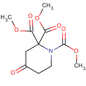 1,2,2-Piperidinetricarboxylic acid, 4-oxo-, trimethyl ester