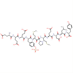 L-Tyrosine,N-[N-[N-[N-[N-[1-[N-[N-[N-(N-L-a-glutamyl-L-a-glutamyl)-L-a-glutamyl]-O-phosphono-L-tyrosyl]-L-methionyl]-L-prolyl]-L-methionyl]-L-a-glutamyl]-L-a-aspartyl]-L-leucyl]-