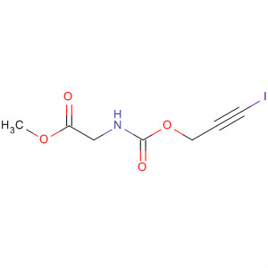 Glycine, N-[[(3-iodo-2-propynyl)oxy]carbonyl]-, methyl ester