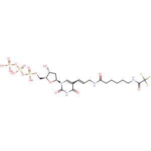 Uridine 5'-(tetrahydrogen triphosphate),2'-deoxy-5-[3-[[1-oxo-6-[(trifluoroacetyl)amino]hexyl]amino]-1-propenyl]-