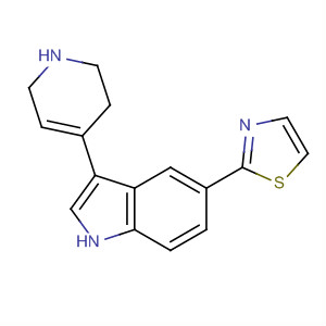 1H-Indole, 3-(1,2,3,6-tetrahydro-4-pyridinyl)-5-(2-thiazolyl)-