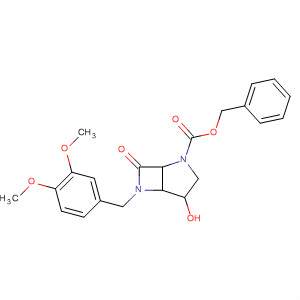 2,6-Diazabicyclo[3.2.0]heptane-2-carboxylic acid,6-[(3,4-dimethoxyphenyl)methyl]-4-hydroxy-7-oxo-, phenylmethyl ester,(1S,4S,5S)-
