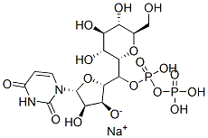 Uridine 5-(trihydrogen diphosphate), mono-alpha-d-glucopyranosyl ester, sodium salt