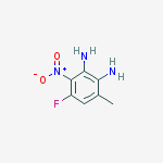 4-fluoro-6-methyl-3-nitrobenzene-1,2-diamine
