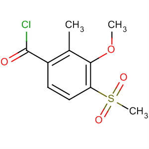Benzoyl chloride, 3-methoxy-2-methyl-4-(methylsulfonyl)-