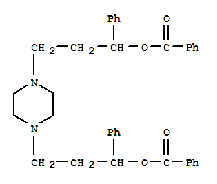 piperazine-1,4-diylbis-1-phenylpropane-3,1-diyl dibenzoate