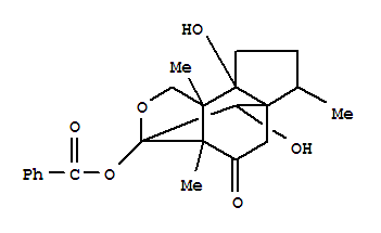 3,5a-Methano-5aH-indeno[4,5-c]furan-4(5H)-one,3-(benzoyloxy)octahydro-8a,9-dihydroxy-3a,6,8b-trimethyl-, [3R-(3a,3aa,5ab,6b,8aa,8ba,9R*)]-