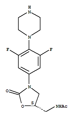 Acetamide,N-[[3-[3,5-difluoro-4-(1-piperazinyl)phenyl]-2-oxo-5-oxazolidinyl]methyl]-,(S)-
