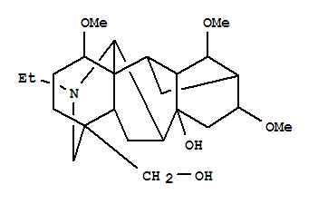 2H-12,3,6a-Ethanylylidene-7,9-methanonaphth[2,3-b]azocine,aconitane-4-methanol deriv.