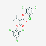 Propanedioic acid, (1-methylethyl)-, bis(2,4,6-trichlorophenyl) ester
