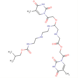 2,5,8,11-Tetraazatridecanedioic acid,5,11-bis[(3,4-dihydro-5-methyl-2,4-dioxo-1(2H)-pyrimidinyl)acetyl]-9-oxo-, 1-(1,1-dimethylethyl) ester