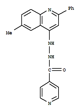 N'-(6-methyl-2-phenylquinolin-4-yl)pyridine-4-carbohydrazide