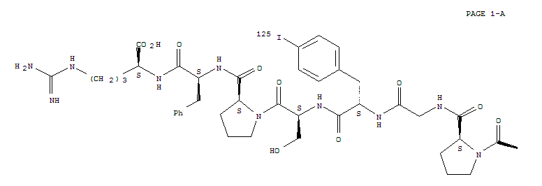 bradykinin, 4-iodo-Phe(5)-