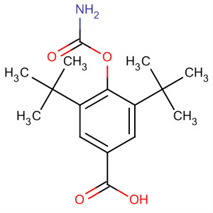Benzoic acid, 4-[(aminocarbonyl)oxy]-3,5-bis(1,1-dimethylethyl)-