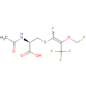 L-Cysteine,N-acetyl-S-[1,3,3,3-tetrafluoro-2-(fluoromethoxy)-1-propenyl]-