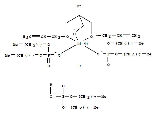 Titanium,[2,2-bis[(2-propenyloxy)methyl]-1-butanolato-O,O',O'']tris(dioctylphosphato-O'')-, (OC-6-32)-