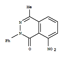 1(2H)-Phthalazinone,4-methyl-8-nitro-2-phenyl-