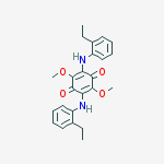 2,5-bis[(2-ethylphenyl)amino]-3,6-dimethoxycyclohexa-2,5-diene-1,4-dione