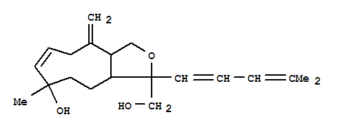 1H-Cyclonona[c]furan-1-methanol,3,3a,4,5,8,9,10,10a-octahydro-8-hydroxy-8-methyl-4-methylene-1-(4-methyl-1,3-pentadienyl)-,[1R*,1(E),3aS*,7Z,8R*,10aR*]-(-)-