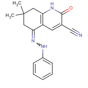 3-Quinolinecarbonitrile,1,2,5,6,7,8-hexahydro-7,7-dimethyl-2-oxo-5-(phenylhydrazono)-